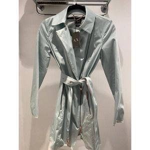 Women's Armani Exchange Trench Icy Blue - S